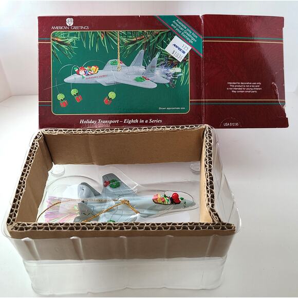 American Greetings Operation Santa Ornament Holiday Transport Military Jet 2003 - Picture 8 of 9